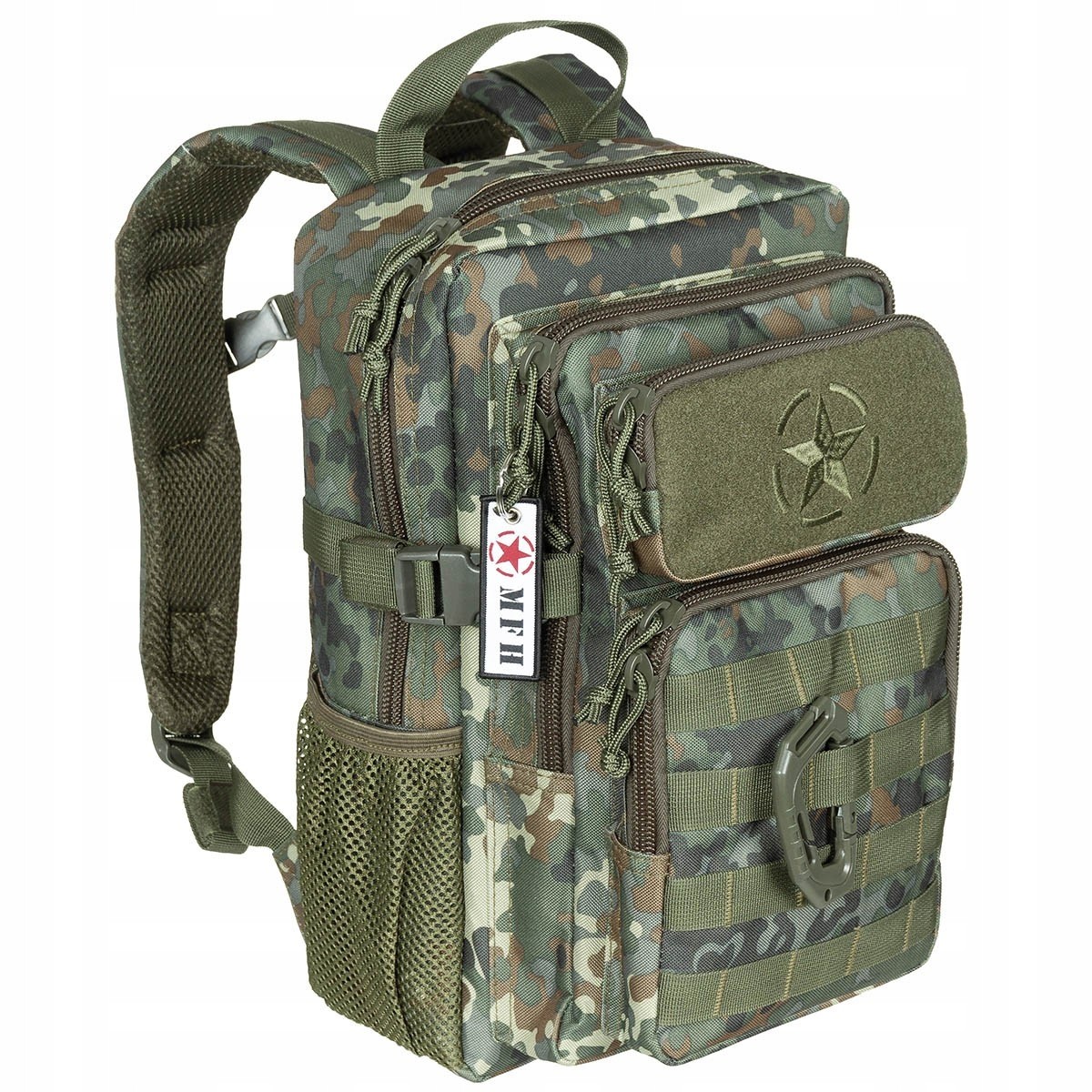 Detký batoh MFH US Assault Youngster 15 L Flecktarn - Praktický a odolný